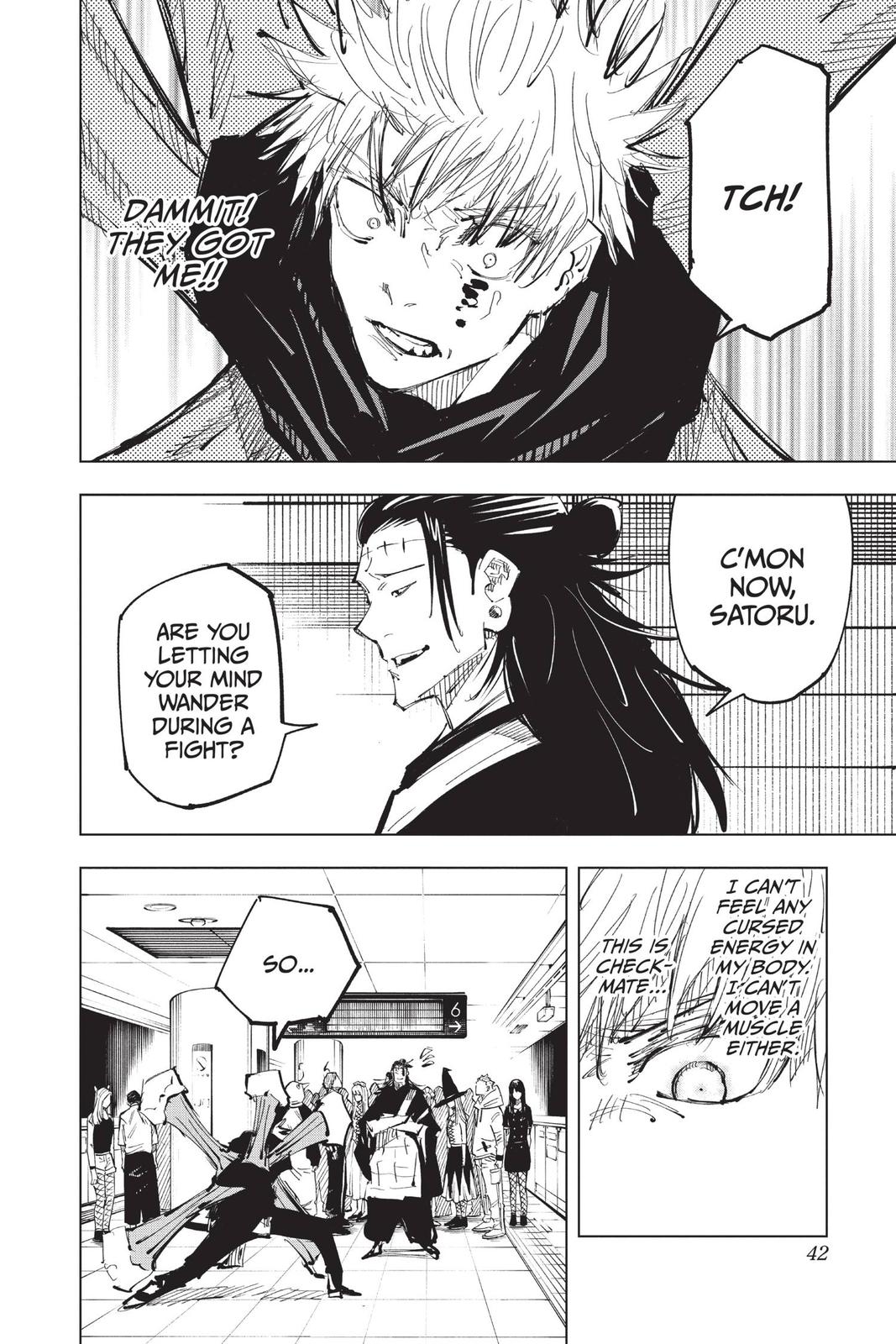 Jujutsu Kaisen Manga Chapter 90 page 13 - The Shibuya Incident, Part 8 scene