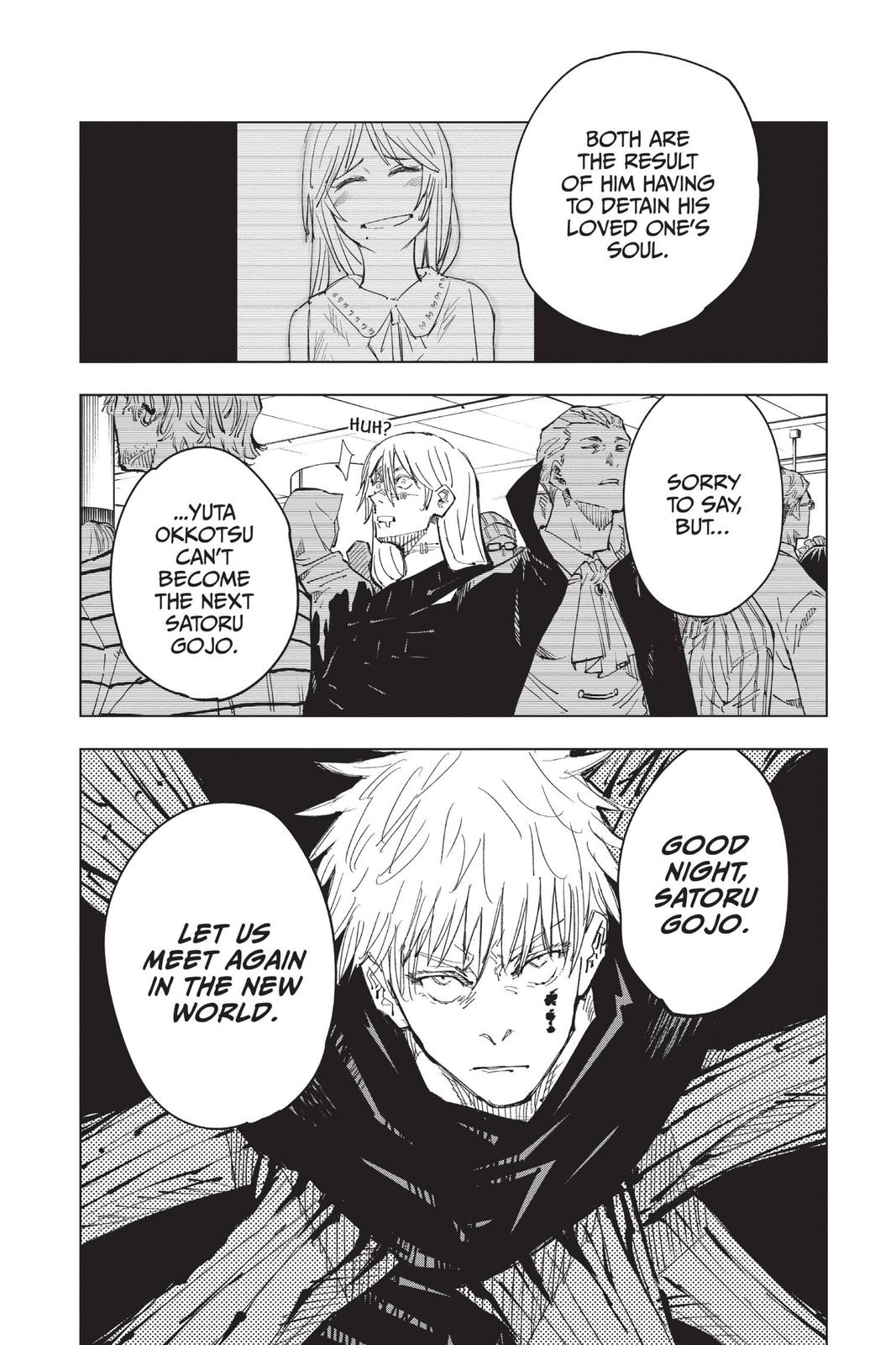Jujutsu Kaisen Manga Chapter 90 page 19 - The Shibuya Incident, Part 8 scene