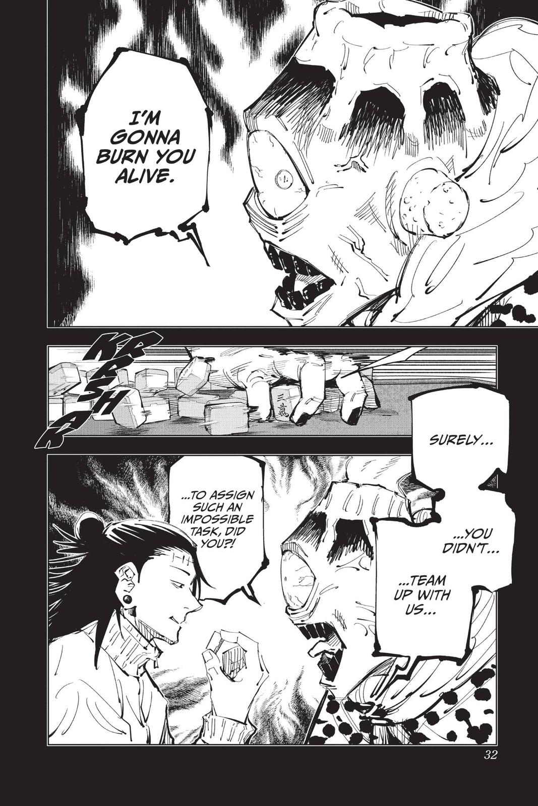 Jujutsu Kaisen Manga Chapter 90 page 4 - The Shibuya Incident, Part 8 scene