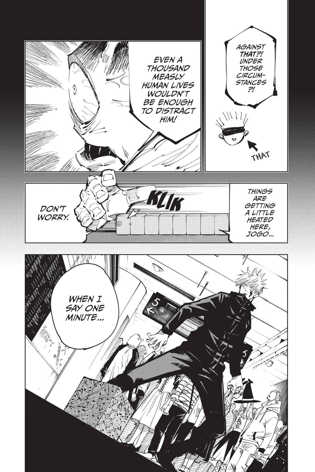 Jujutsu Kaisen Manga Chapter 90 page 5 - The Shibuya Incident, Part 8 scene