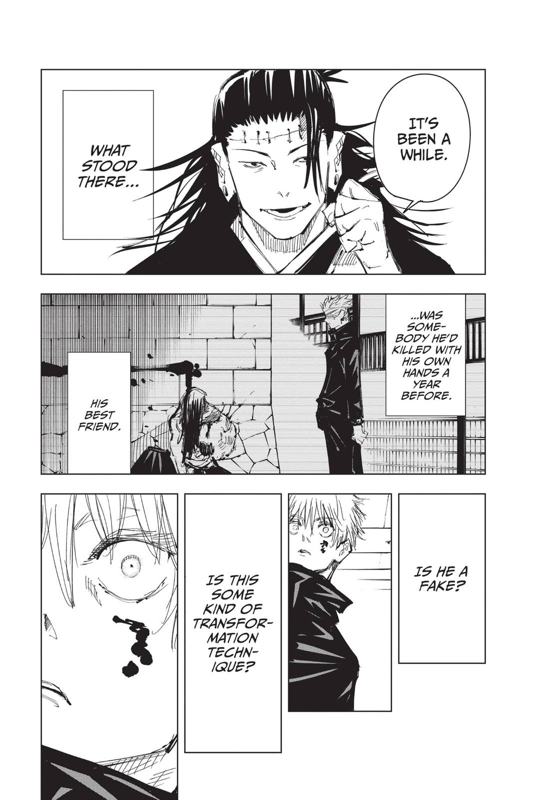 Jujutsu Kaisen Manga Chapter 90 page 9 - The Shibuya Incident, Part 8 scene