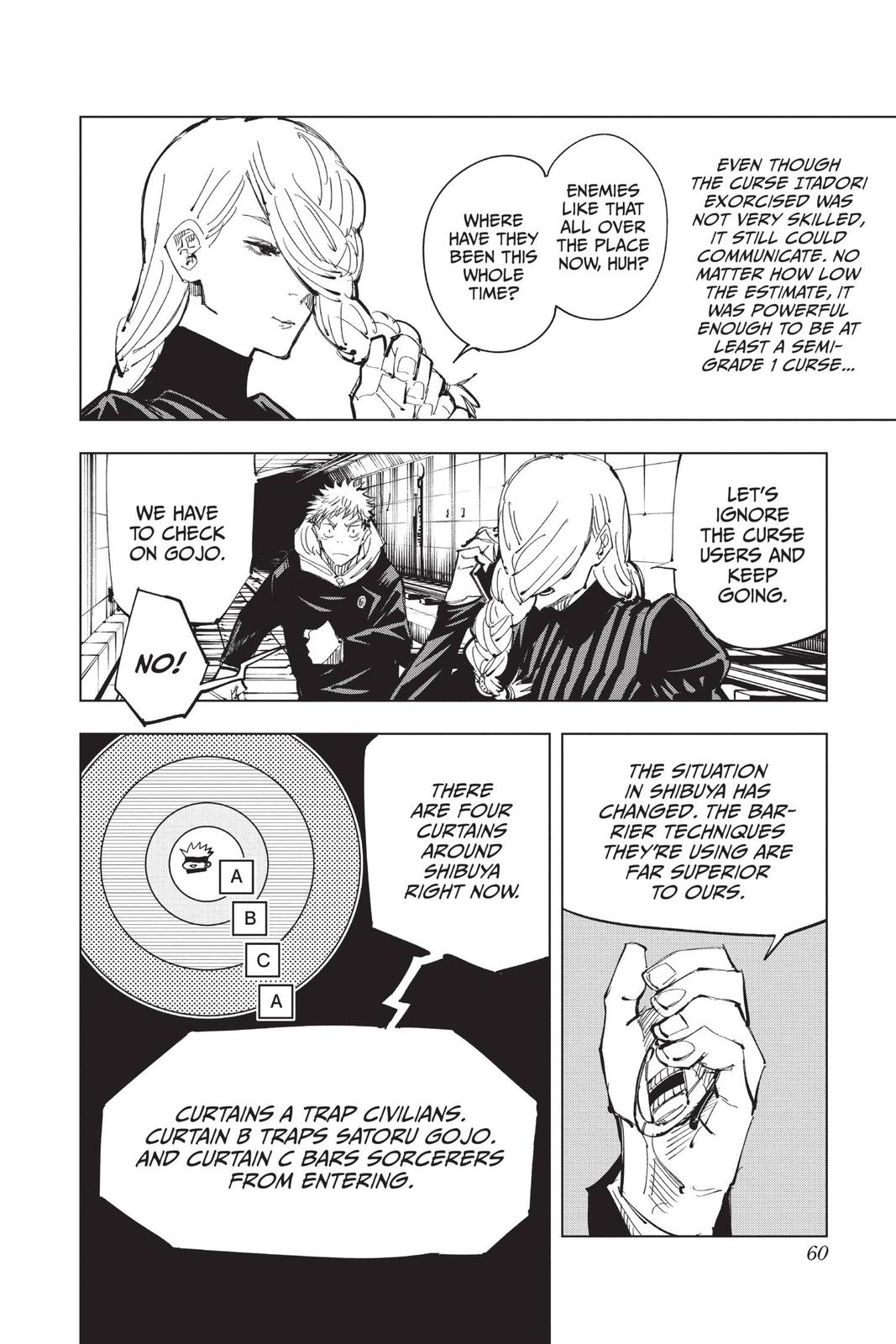Jujutsu Kaisen Manga Chapter 91 page 10 - The Shibuya Incident, Part 9 scene