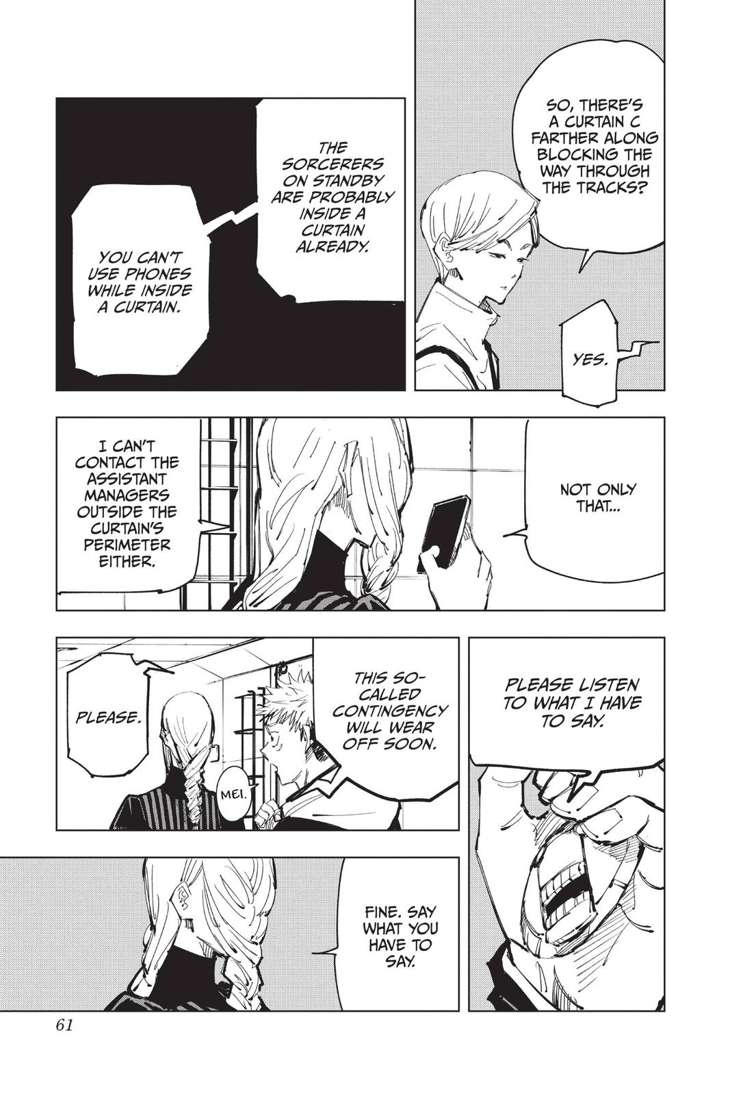 Jujutsu Kaisen Manga Chapter 91 page 11 - The Shibuya Incident, Part 9 scene