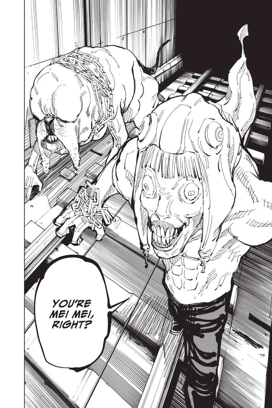 Jujutsu Kaisen Manga Chapter 91 page 14 - The Shibuya Incident, Part 9 scene