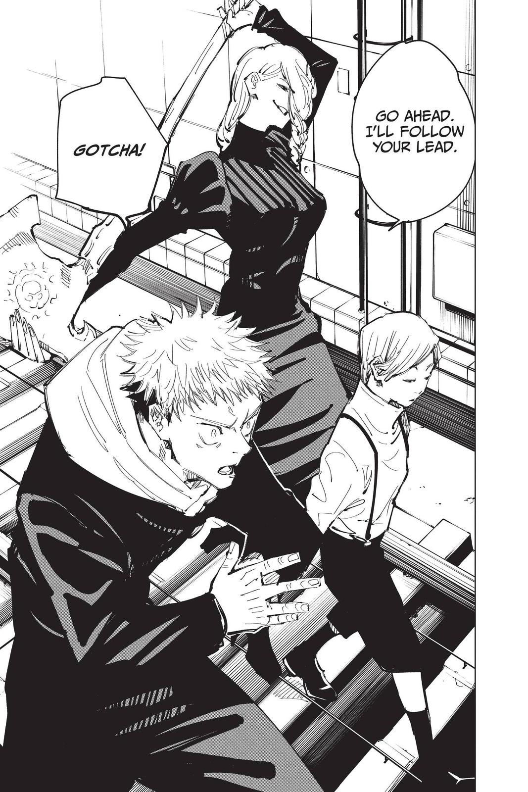 Jujutsu Kaisen Manga Chapter 91 page 15 - The Shibuya Incident, Part 9 scene