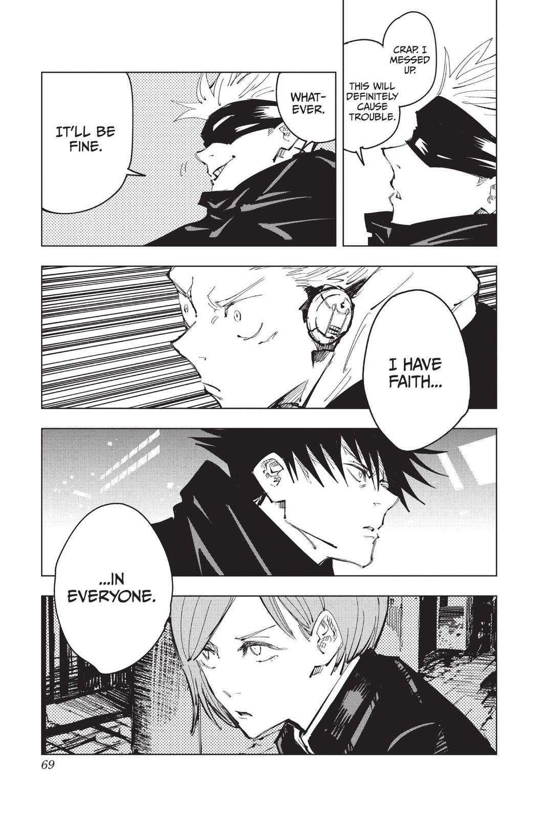 Jujutsu Kaisen Manga Chapter 91 page 19 - The Shibuya Incident, Part 9 scene