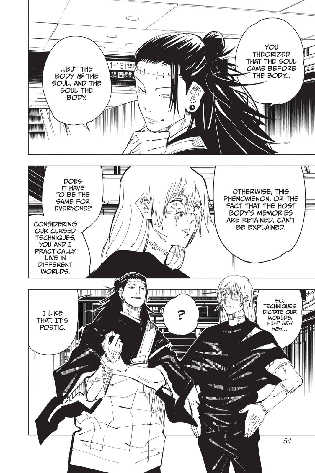 Jujutsu Kaisen Manga Chapter 91 page 4 - The Shibuya Incident, Part 9 scene