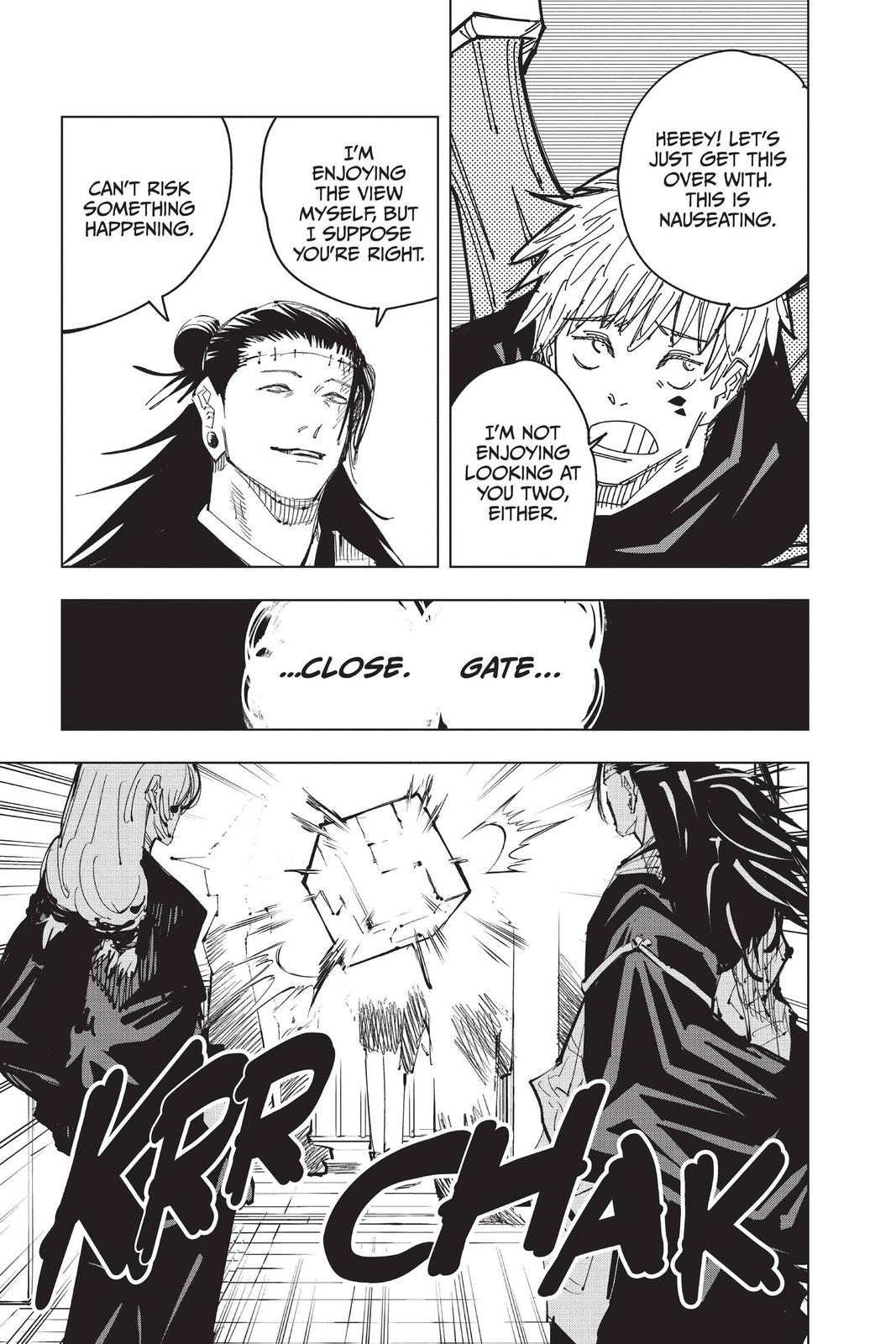 Jujutsu Kaisen Manga Chapter 91 page 5 - The Shibuya Incident, Part 9 scene