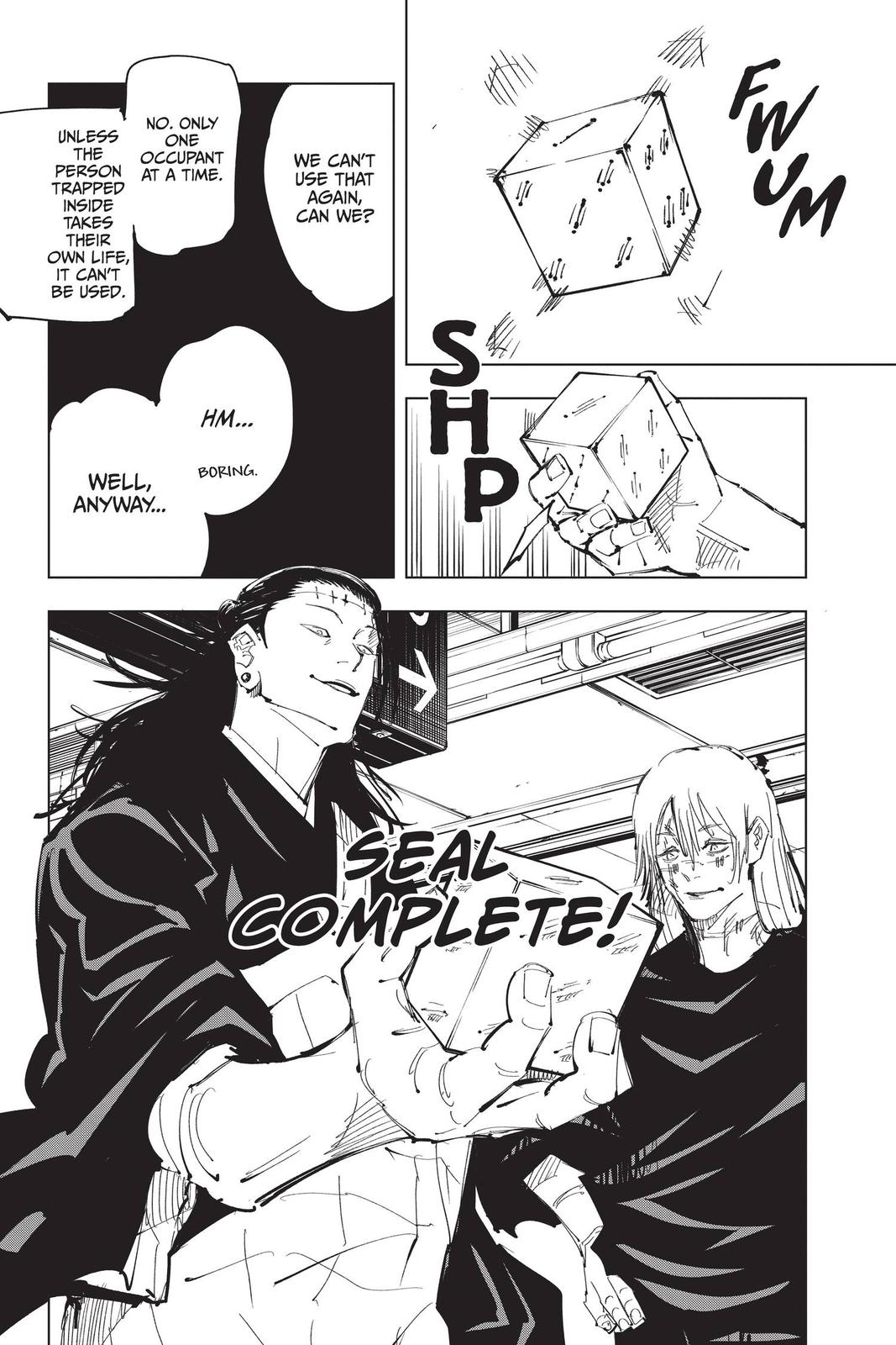 Jujutsu Kaisen Manga Chapter 91 page 6 - The Shibuya Incident, Part 9 scene