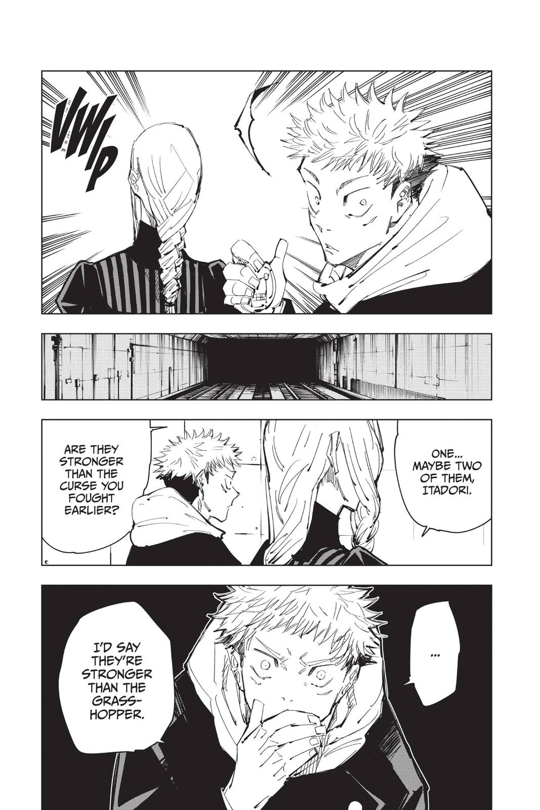 Jujutsu Kaisen Manga Chapter 91 page 9 - The Shibuya Incident, Part 9 scene