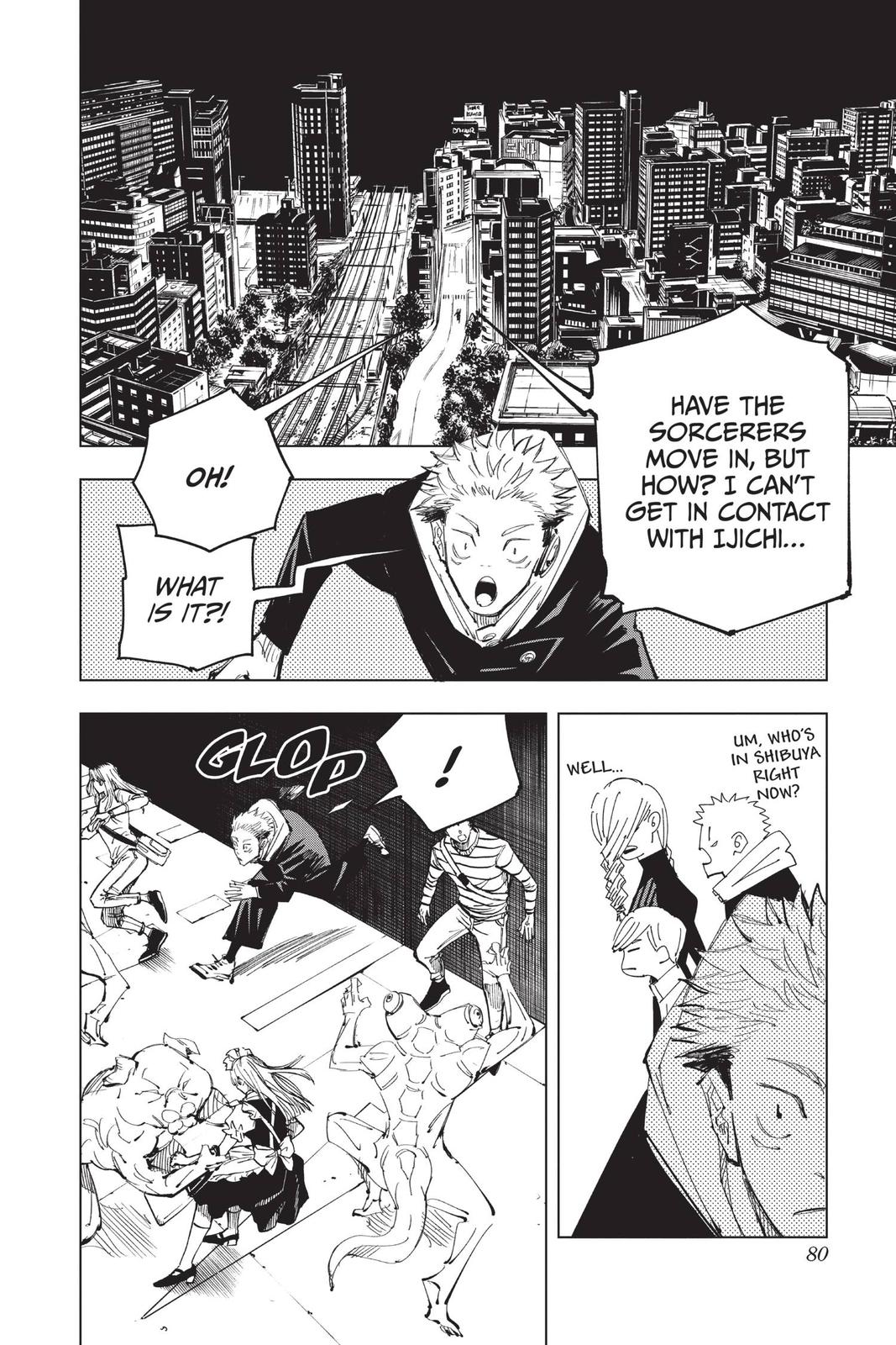 Jujutsu Kaisen Manga Chapter 92 page 10 - The Shibuya Incident, Part 10 scene