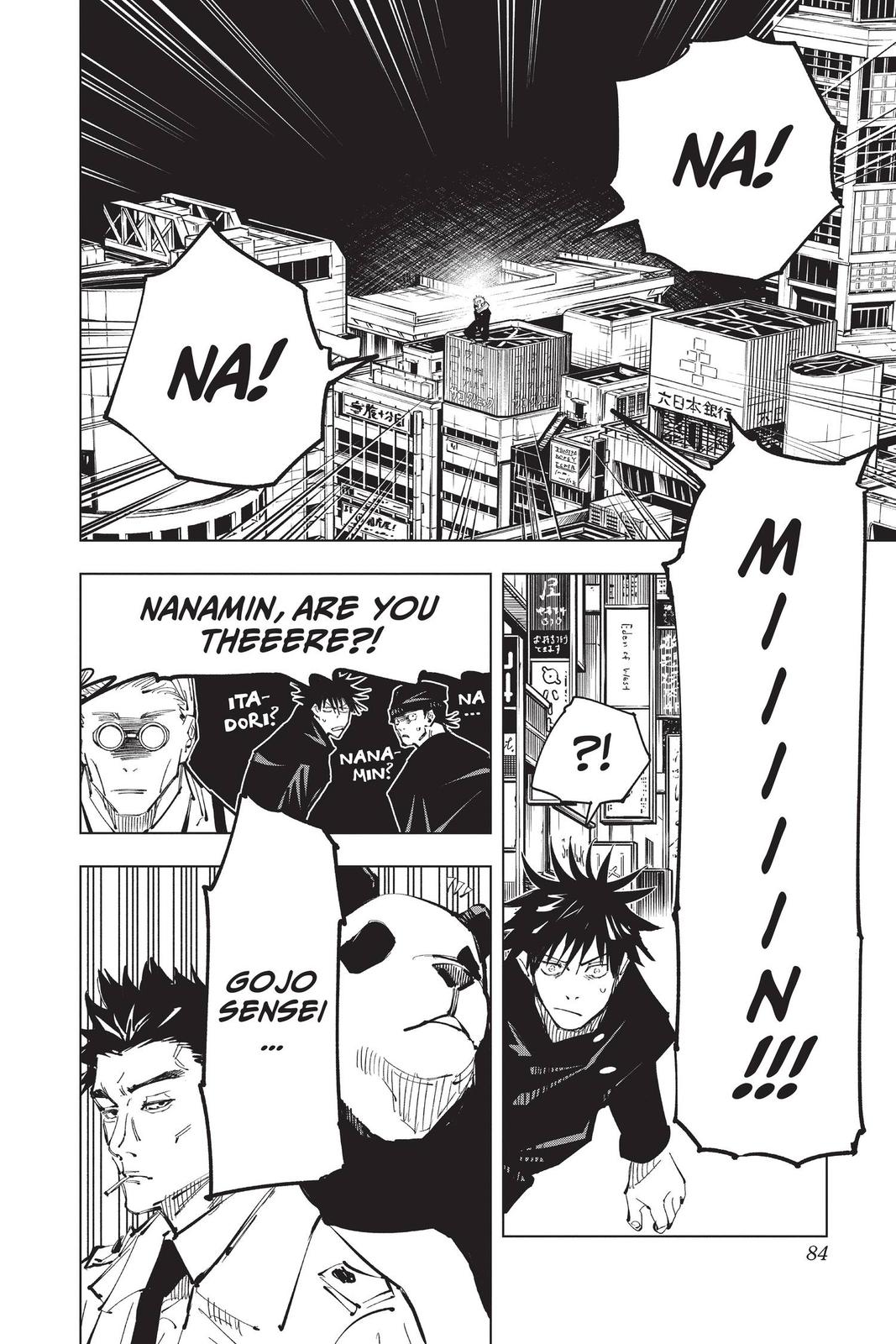 Jujutsu Kaisen Manga Chapter 92 page 14 - The Shibuya Incident, Part 10 scene