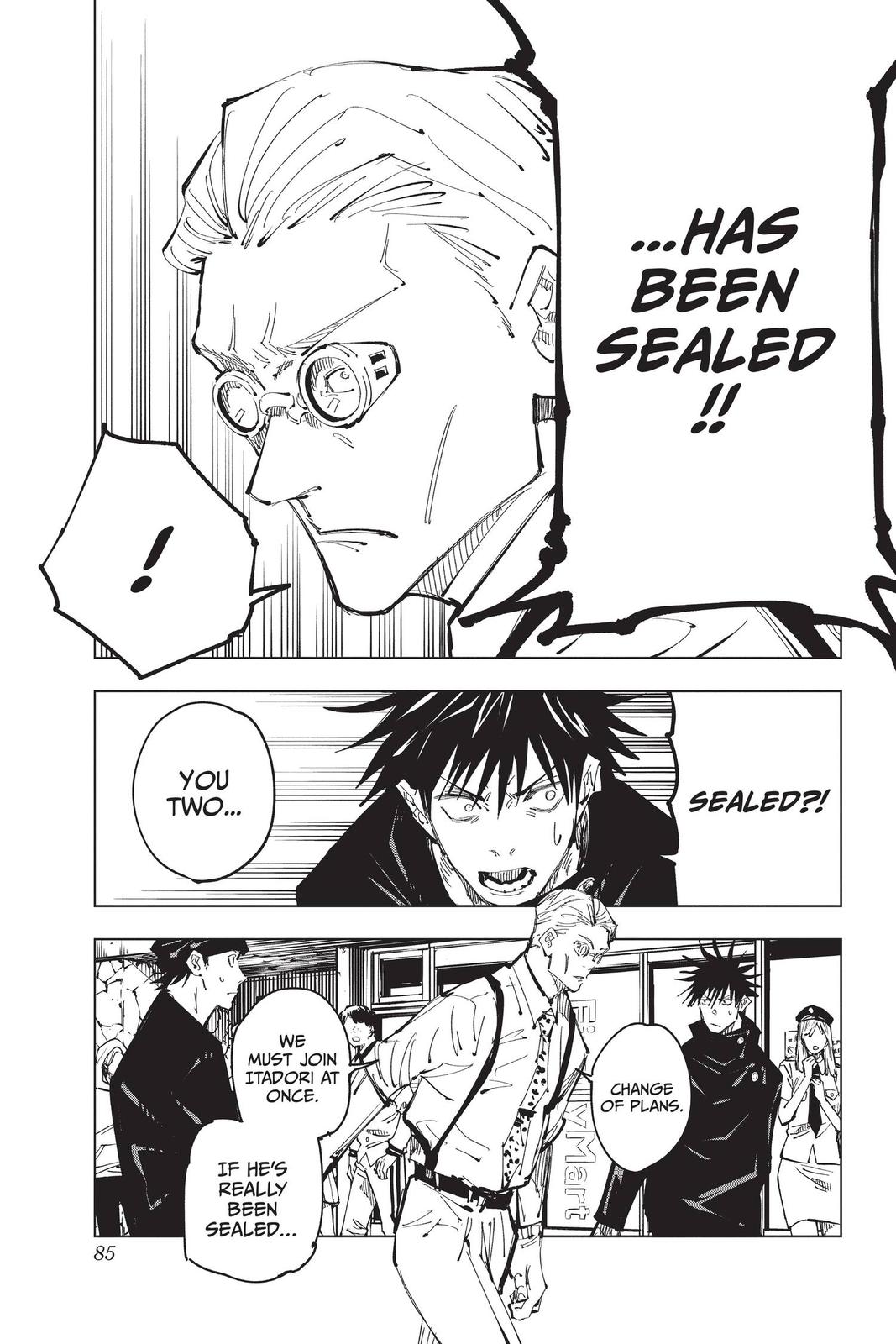 Jujutsu Kaisen Manga Chapter 92 page 15 - The Shibuya Incident, Part 10 scene