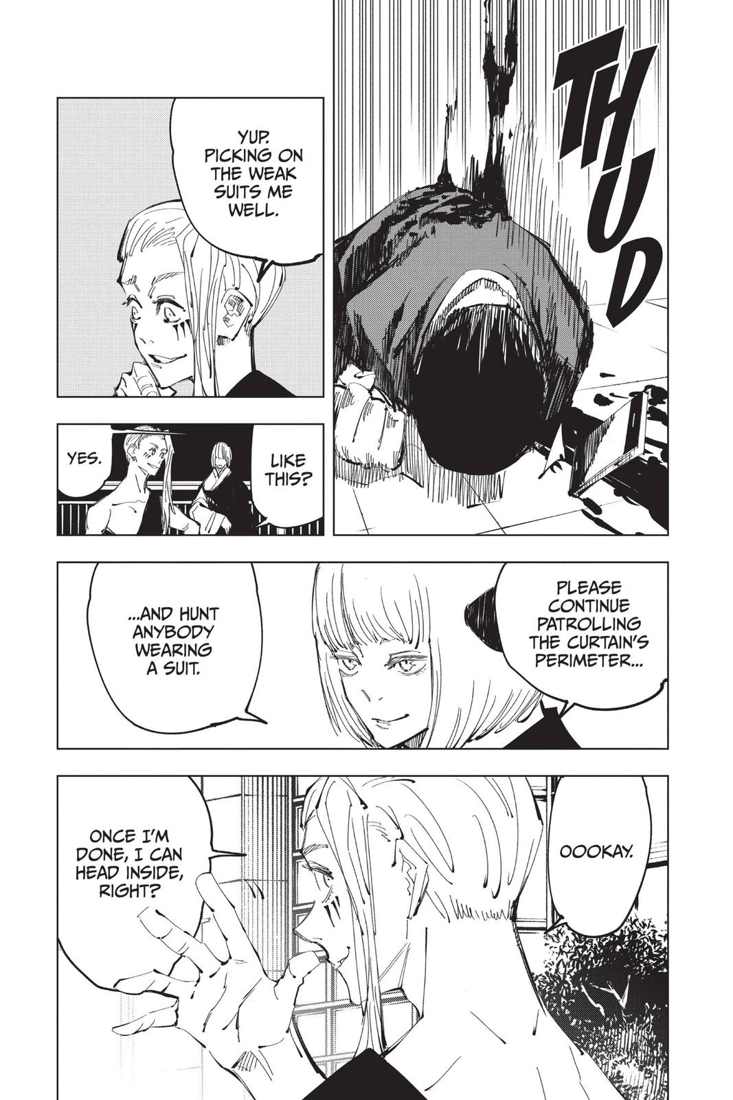 Jujutsu Kaisen Manga Chapter 92 page 5 - The Shibuya Incident, Part 10 scene