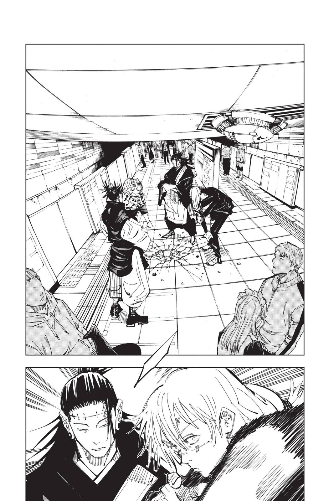 Jujutsu Kaisen Manga Chapter 92 page 7 - The Shibuya Incident, Part 10 scene