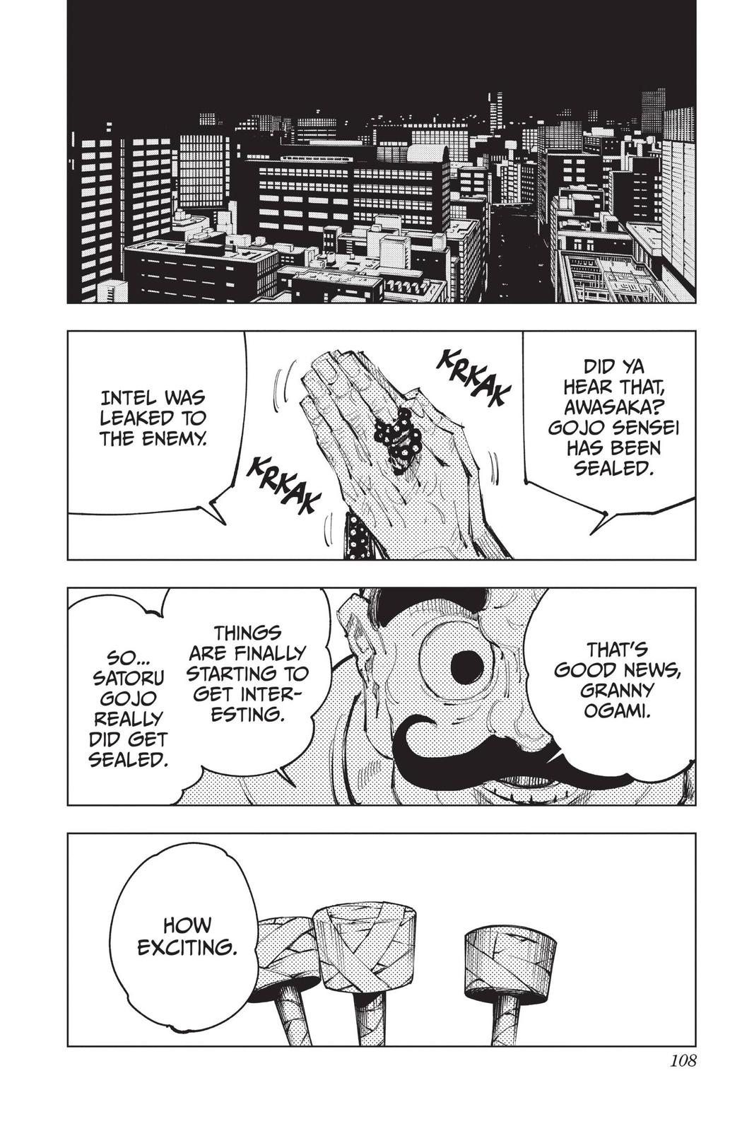 Jujutsu Kaisen Manga Chapter 93 page 17 - The Shibuya Incident, Part 11 scene
