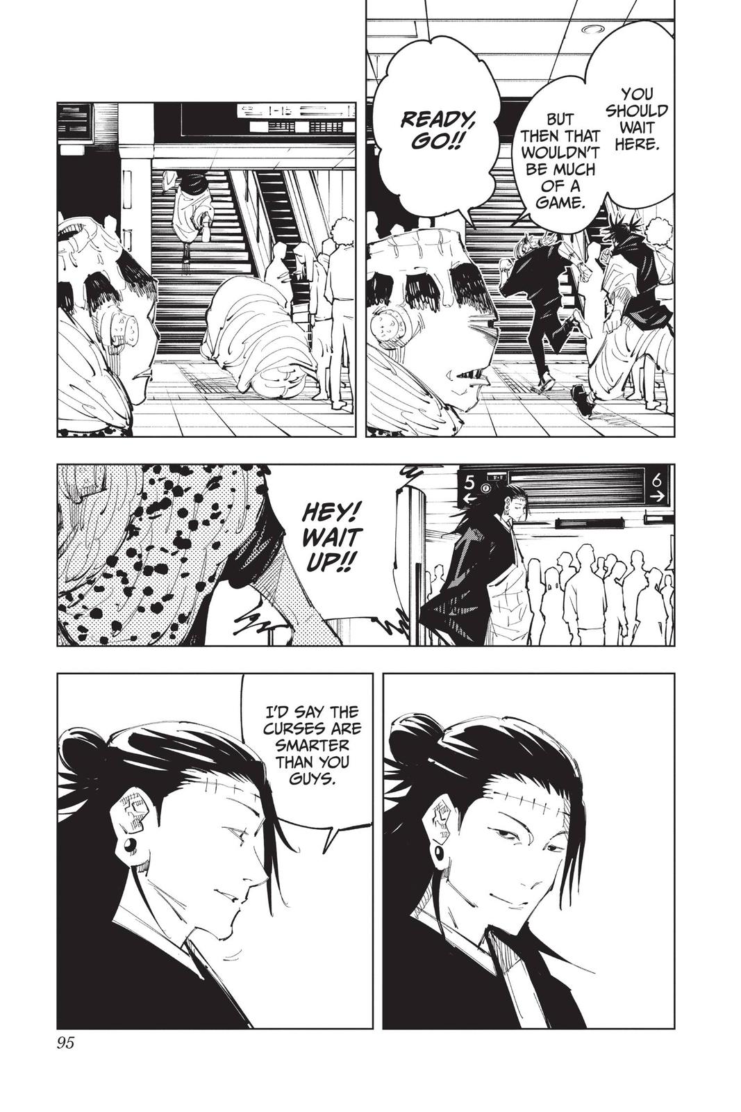Jujutsu Kaisen Manga Chapter 93 page 5 - The Shibuya Incident, Part 11 scene