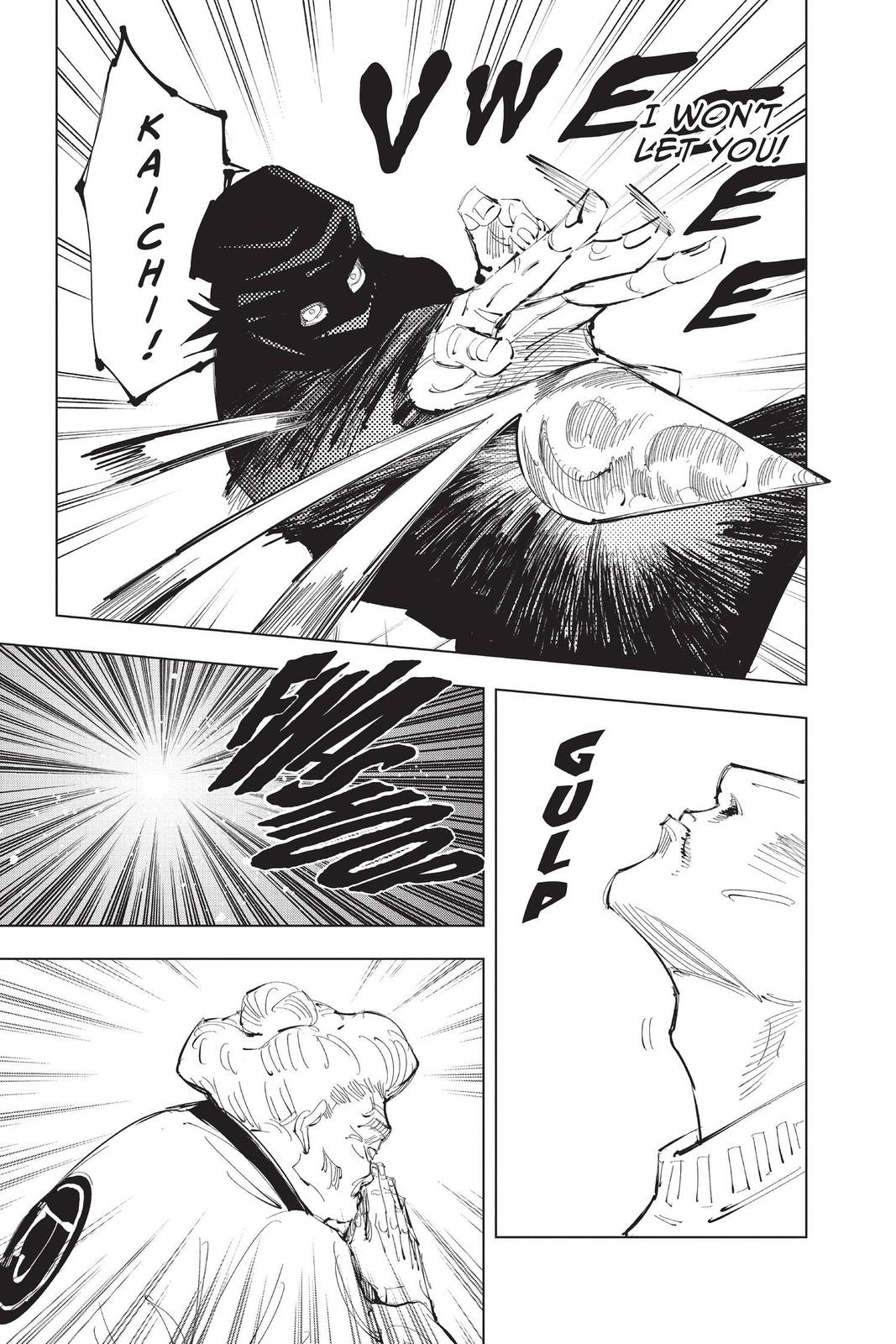 Jujutsu Kaisen Manga Chapter 95 page 17 - The Shibuya Incident, Part 13 scene