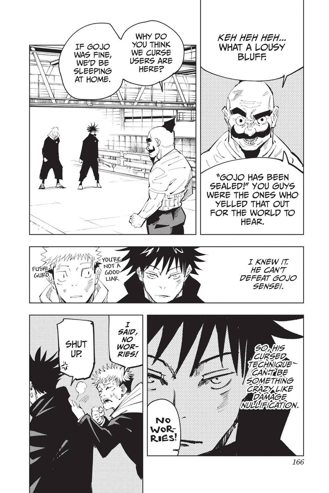 Jujutsu Kaisen Manga Chapter 96 page 16 - The Shibuya Incident, Part 14 scene