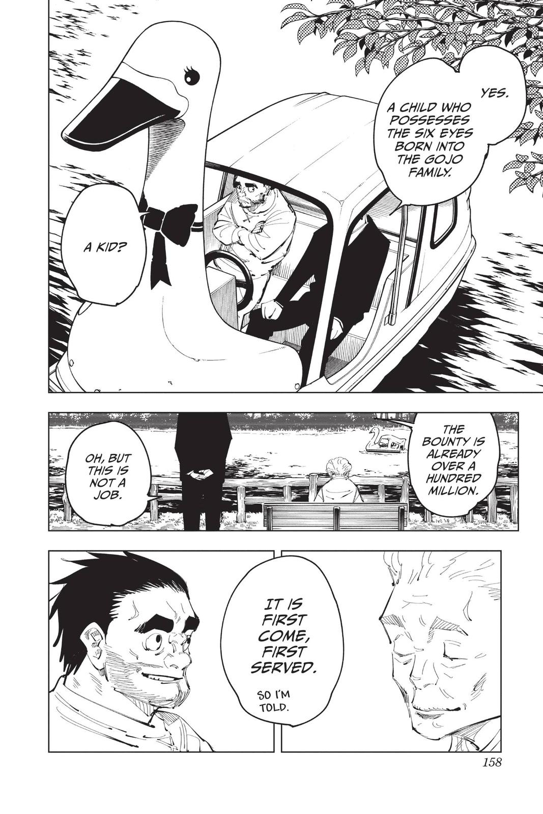 Jujutsu Kaisen Manga Chapter 96 page 8 - The Shibuya Incident, Part 14 scene