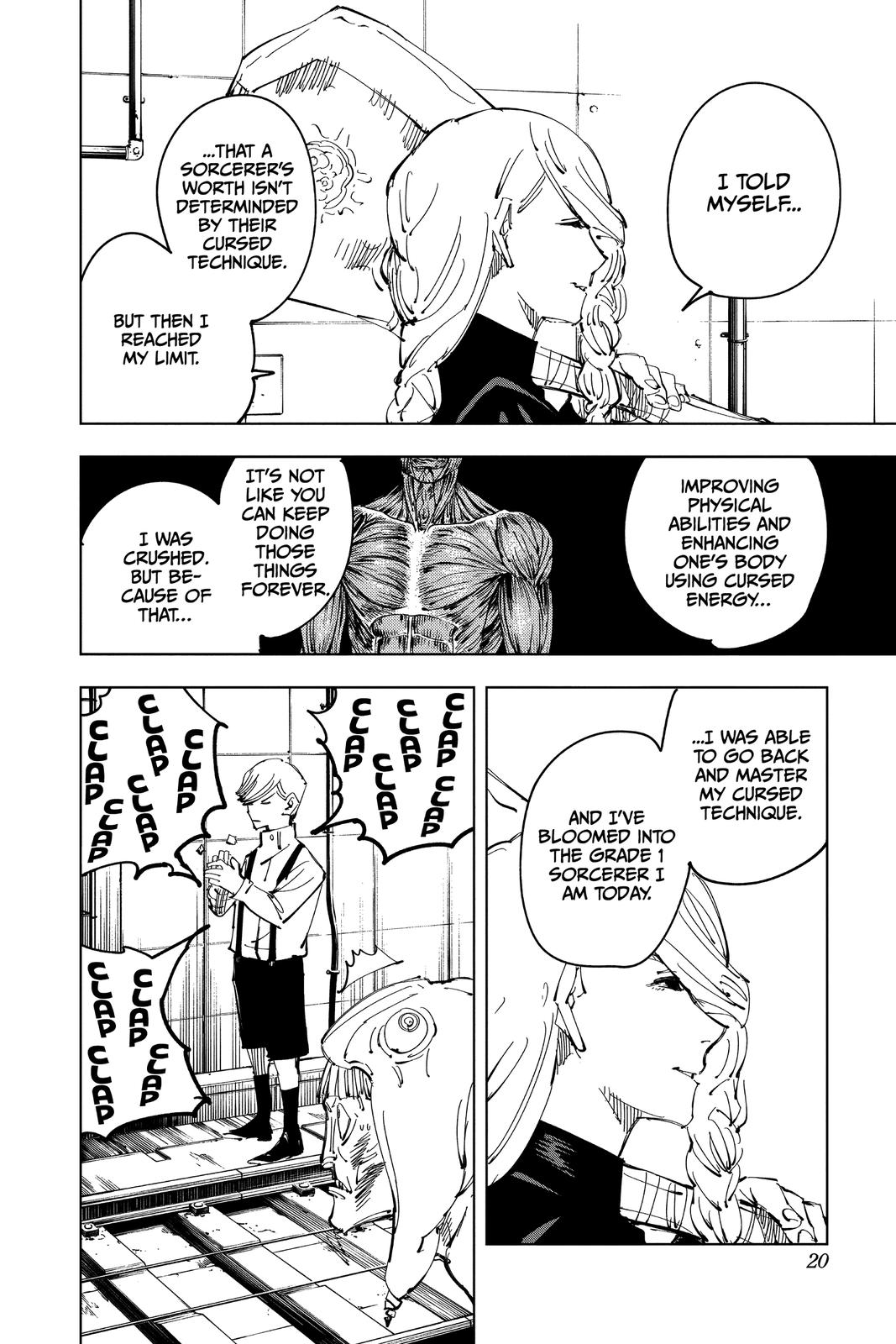 Jujutsu Kaisen Manga Chapter 98 page 20 - The Shibuya Incident, Part 16 scene