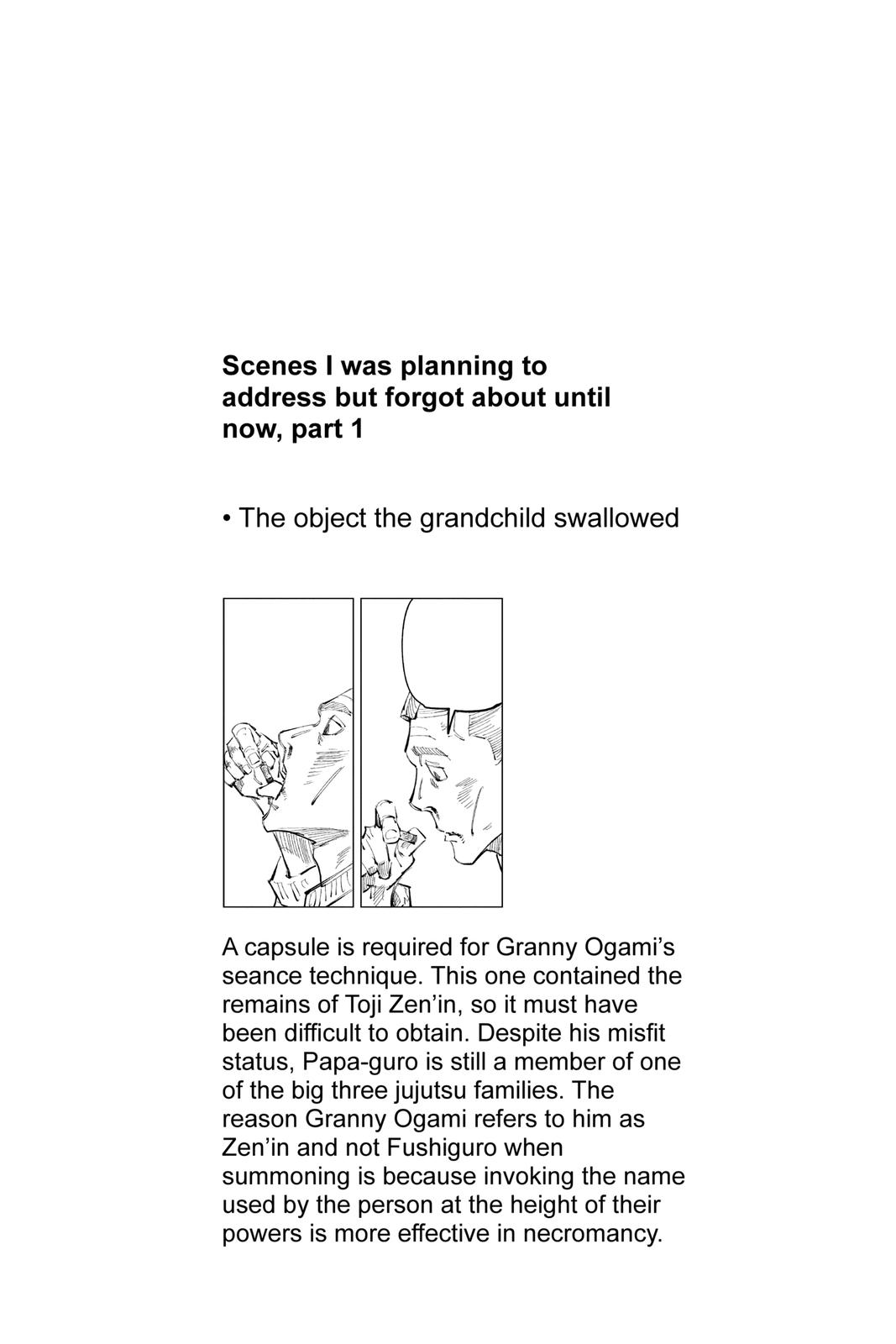 Jujutsu Kaisen Manga Chapter 98 page 26 - The Shibuya Incident, Part 16 scene