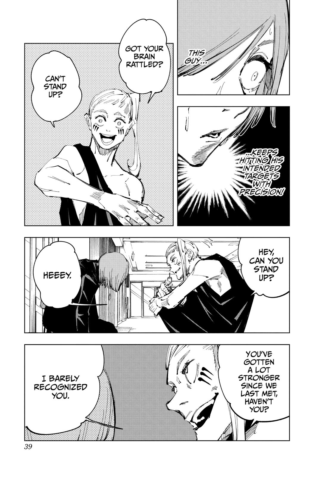 Jujutsu Kaisen Manga Chapter 99 page 12 - The Shibuya Incident, Part 17 scene