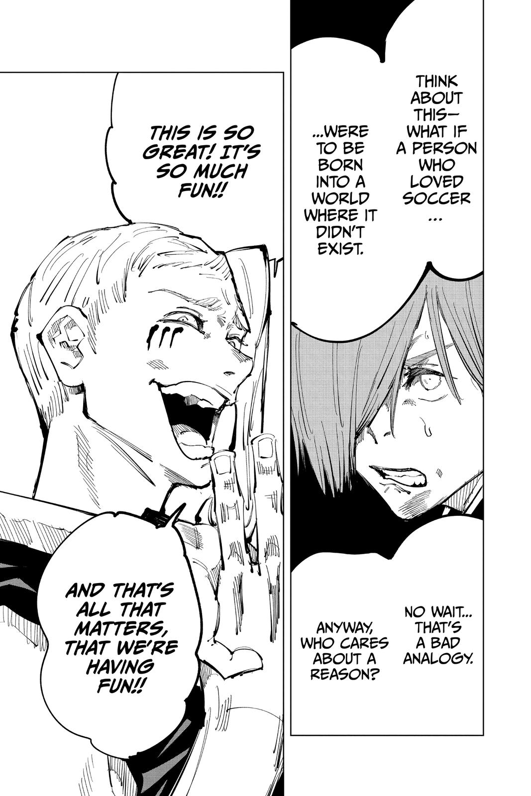 Jujutsu Kaisen Manga Chapter 99 page 14 - The Shibuya Incident, Part 17 scene