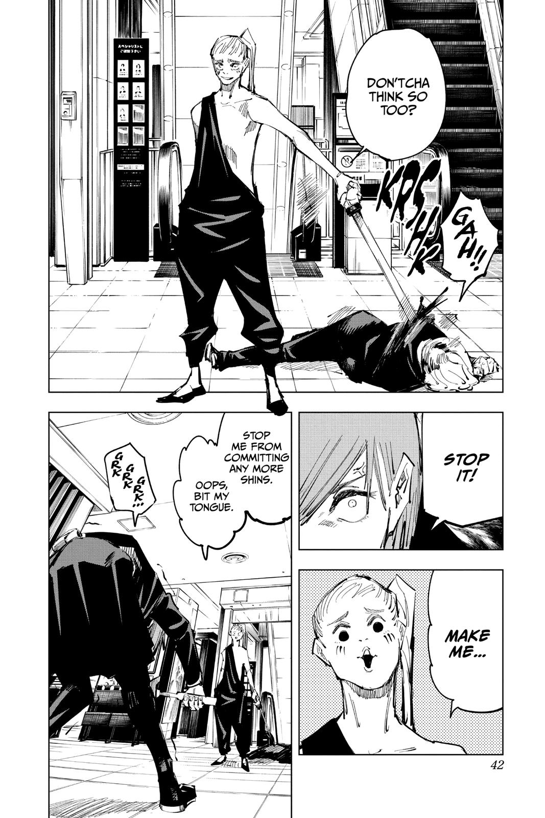 Jujutsu Kaisen Manga Chapter 99 page 15 - The Shibuya Incident, Part 17 scene