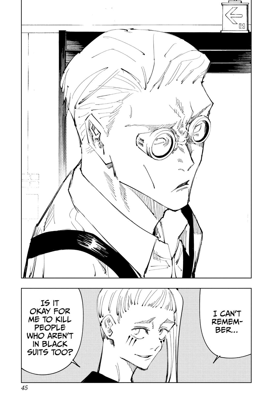 Jujutsu Kaisen Manga Chapter 99 page 18 - The Shibuya Incident, Part 17 scene