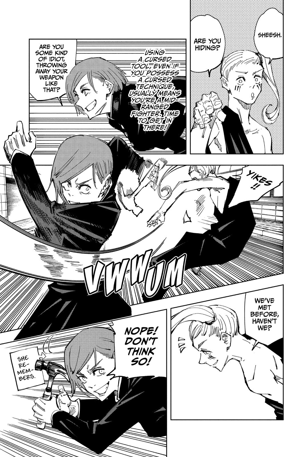 Jujutsu Kaisen Manga Chapter 99 page 6 - The Shibuya Incident, Part 17 scene