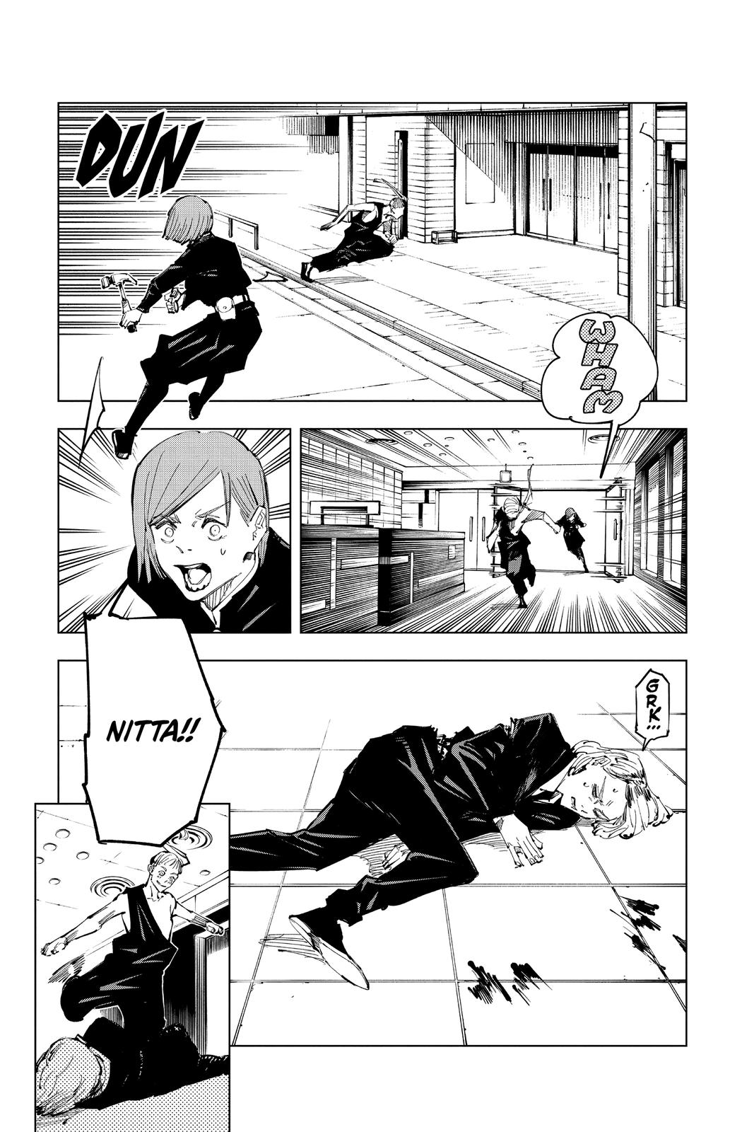 Jujutsu Kaisen Manga Chapter 99 page 8 - The Shibuya Incident, Part 17 scene