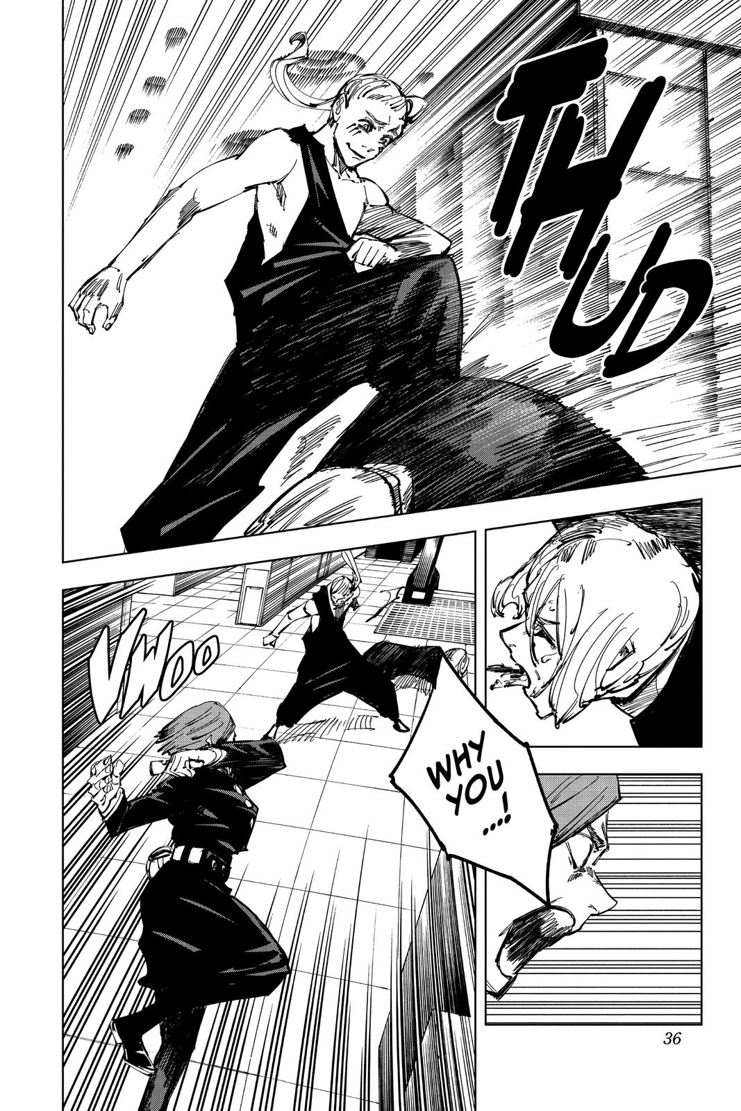 Jujutsu Kaisen Manga Chapter 99 page 9 - The Shibuya Incident, Part 17 scene